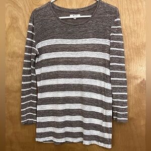 Madewell Striped Tee Long Sleeve S